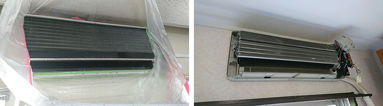 有限会社コバックのエアコンの洗浄