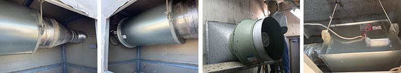 マンション共用部等の排気給気ファンの取替え交換